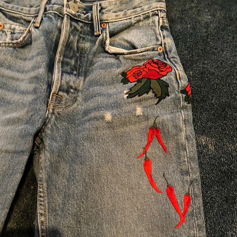 GRLFRND x Revolve Helena High Rise Straight Jean - Picture 9 of 12